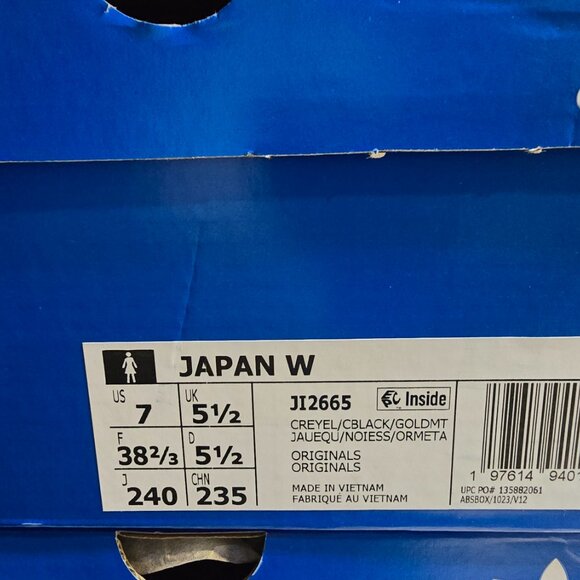 Adidas originals Women's japan Sneakers Crew Yellow / Core Black JI2665 size 7 - Picture 8 of 13